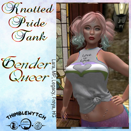 ~SWD~ Knotted Pride Tank *Genderqueer (add me)