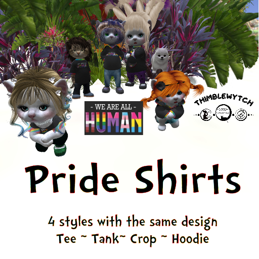 ~DI~ Pride Shirts 4pk *Human