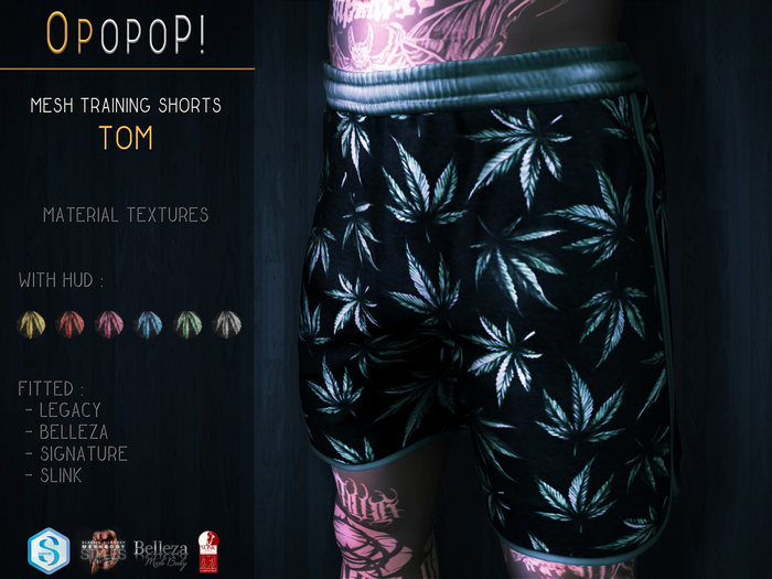 OPOPOP ! Mesh Training Shorts TOM V#3