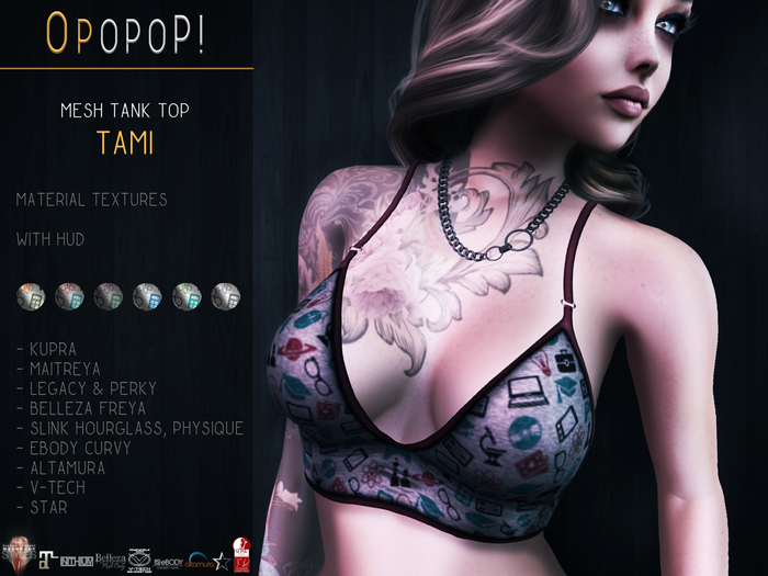 OPOPOP ! Mesh Tank Top TAMI V#6