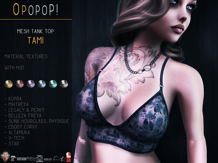 OPOPOP ! Mesh Tank Top TAMI V#11