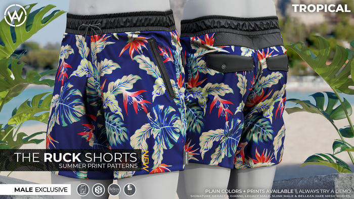 WAZ - Ruck Shorts (Tropical)