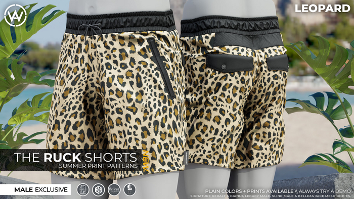 WAZ - Ruck Shorts (Leopard)