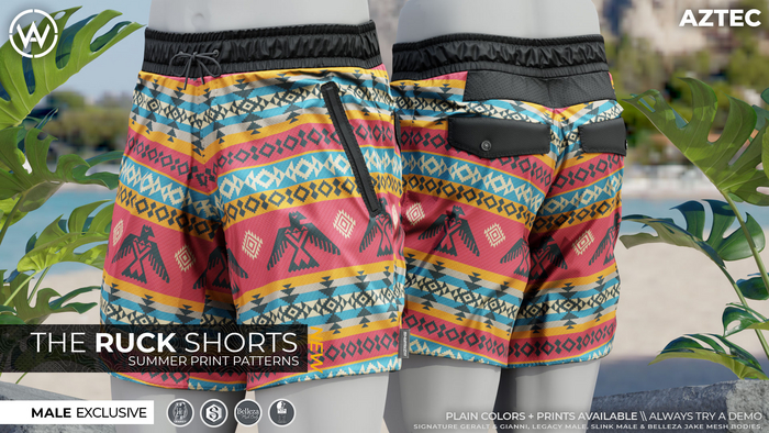 WAZ - Ruck Shorts (Aztec)