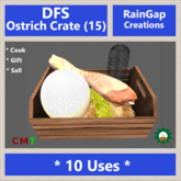 DFS Ostrich Crate (15) (Actual Item)