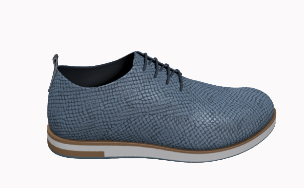 Hollyhood Burrbebe Men's Oxford - Blue
