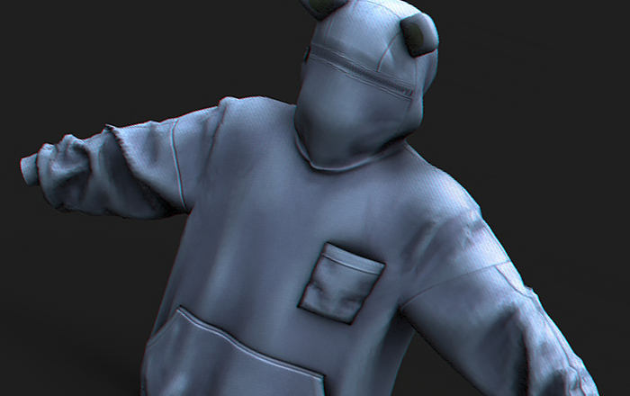 //O. LUKHANYO HOODIE - /BLUEBERRY