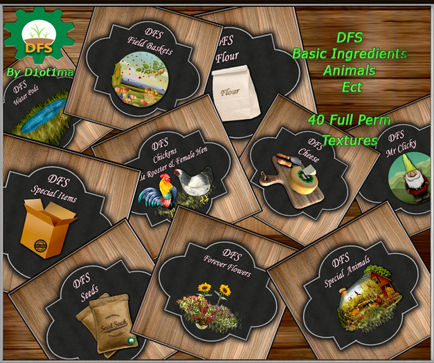 ✅DFS TEXTURES - Basic Ingredients - Animals - Ect (Full Perm)