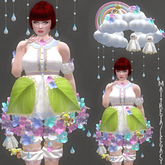 * Rainy Day * Pink & Blue Outfit * (Now available for both Maitreya & LEGACY bodies  :))