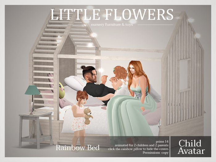 Rainbow Bed - Nursery
