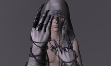 ::GB:: SET Male-(Slink)- Leather short Hoodie +Metal long nail
