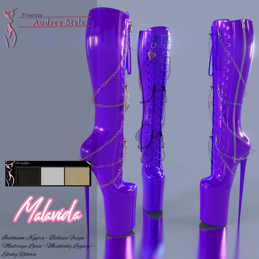 .:: AS ::. Malavida Boots - Purple !
