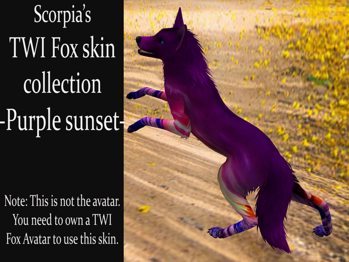 TWI Fox Skin Texture - Purple sunset
