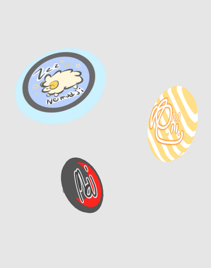 カスタム缶バッジ【ねむあじすとあ】