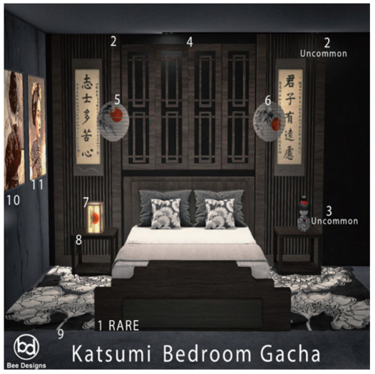 01 Bee Designs Katsumi RARE + 03 Katsumi Deko