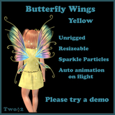 2^2 Butterfly Wings Yellow