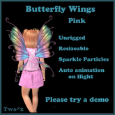 2^2 Butterfly Wings Pink