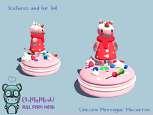 OhMyMesh! Unicorn Merengado Macarron - Full Perm Mesh