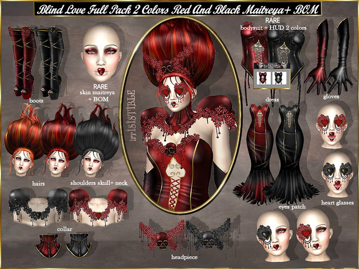 BLIND LOVE  MAITREYA  7 ITENS/ RARE BODYSUIT