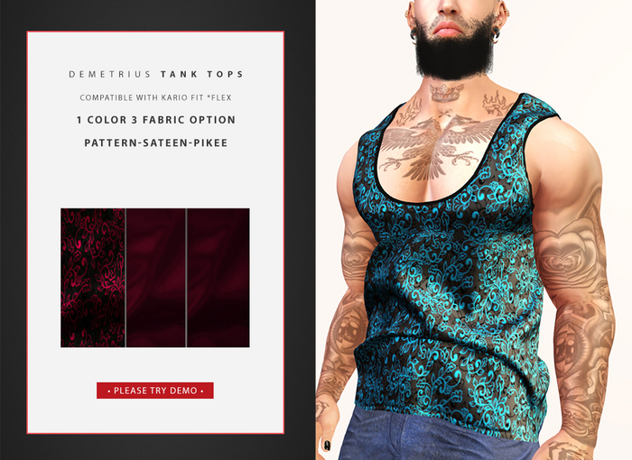 <Agnes> DEMETRIUS TRIO TANKS -KARIO FIT-FLEX#2