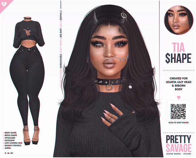 Pretty$avage - Tia Shape