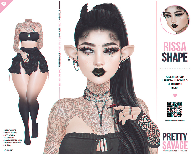 Pretty$avage - Rissa Shape