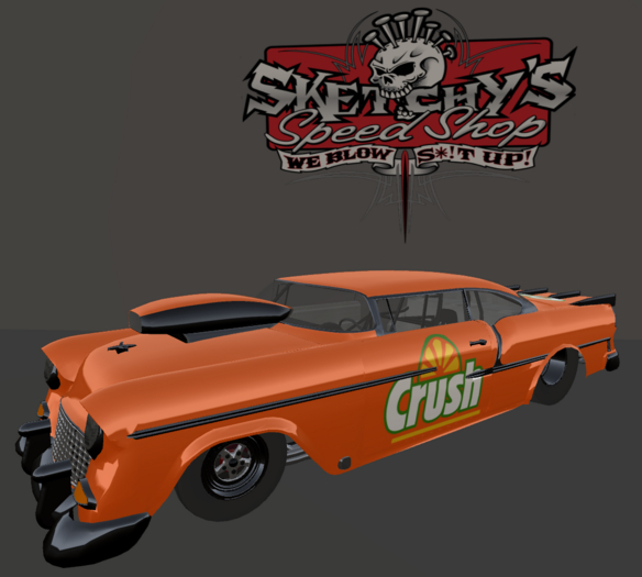 55 Chev Crush  Pro Mod