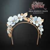 POISON ROUGE Abelia Headpiece - Celeste