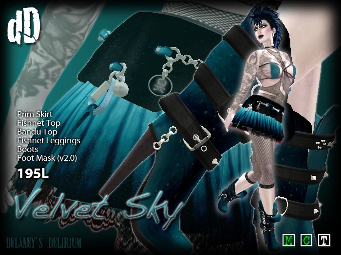[dD] Velvet Sky Complete Outfit [boxed]