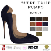 BM Suede Tulip Pumps Basics