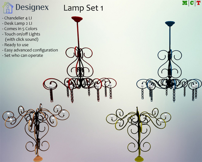 Designex Lamp Set 1