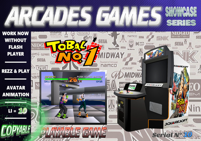 [10] = Tobal 1 = Showcase Arcades Games [BOX]