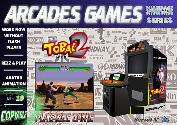 [11] = Tobal 2 = Showcase Arcades Games [BOX]