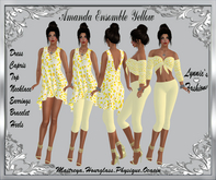 AMANDA ENSOMBLE YELLOW UNPACK