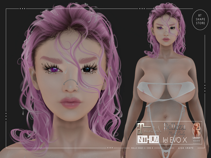 Halle Head 4.0 Lila Shape