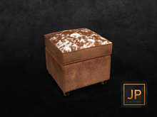 Petite Mort- Native Spirit Cow Hide Ottoman 2(bagged)