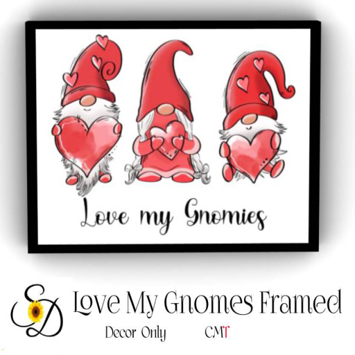 **SD~ Love My Gnomies Framed