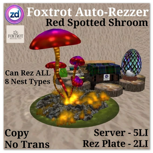 *ZD* Foxtrot Auto-Rezzer - Red Spotted Shroom