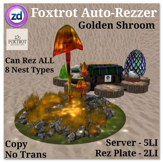 *ZD* Foxtrot Auto-Rezzer - Golden Shroom