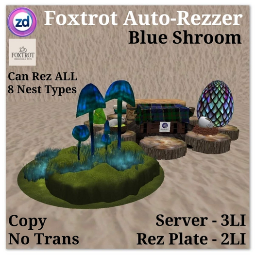 *ZD* Foxtrot Auto-Rezzer - Blue Shroom