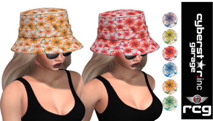 Ladies Floral Bucket Hat