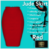 [R39] Jude Skirt-Red