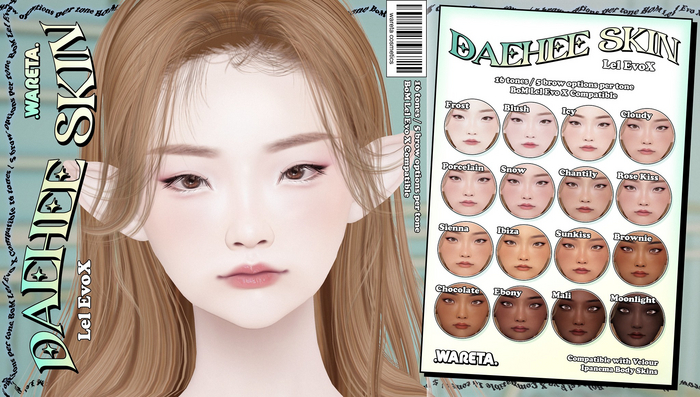 .WARETA. Daehee Skin - Ebony (Add Me!)