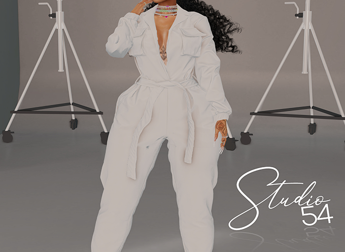 S.54 Demi Jumpsuit White