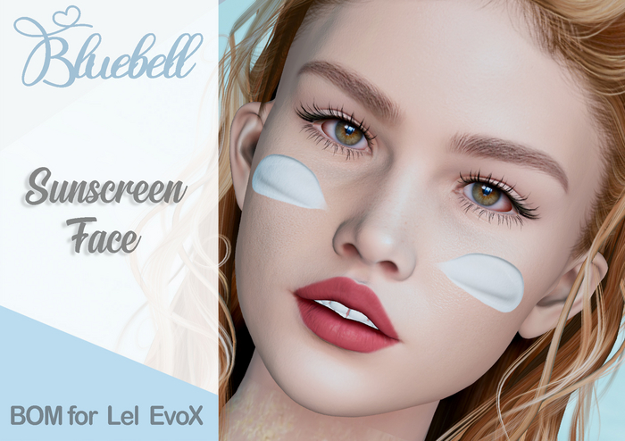 BLUEBELL Sunscreen Face Tattoo