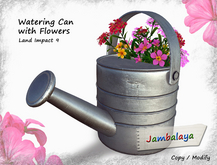 Watering Can with Flowers DECO - 1 L$ Gift