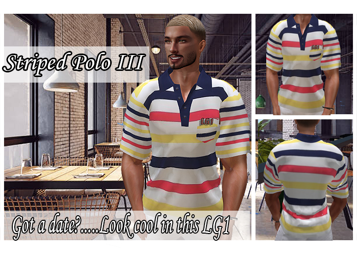 LG1 Striped Polo III