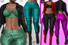 **ELLE GREEN FATPACK UNIVERSAL HUD 6 TEXTURES OUTFIT**(WEAR)