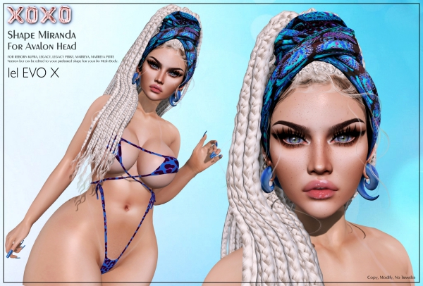 XOXO - SHAPE Miranda Avalon Head 3.1 Evox