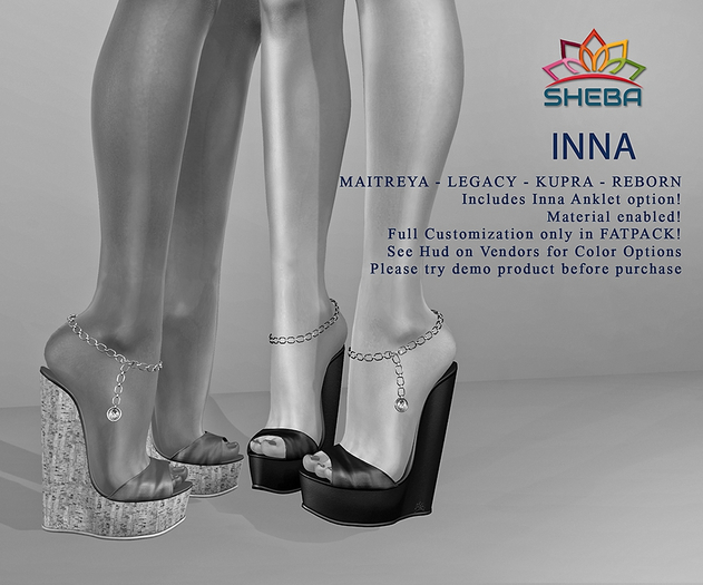 [Sheba] Inna Wedges  & Anklet Demo